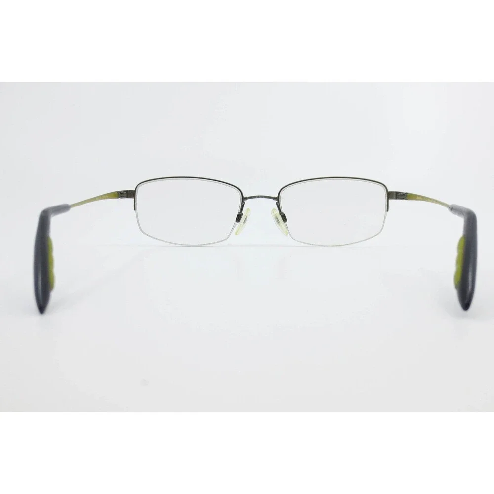 Eddie Bauer EB32045 KH Gunmetal Khaki Semi Rimless Rectangular Eyeglass Frames